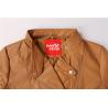 Buy cheap Stockpapa Slim Fit Pu Biker Jacket Ladies Light Brown With Belt from wholesalers