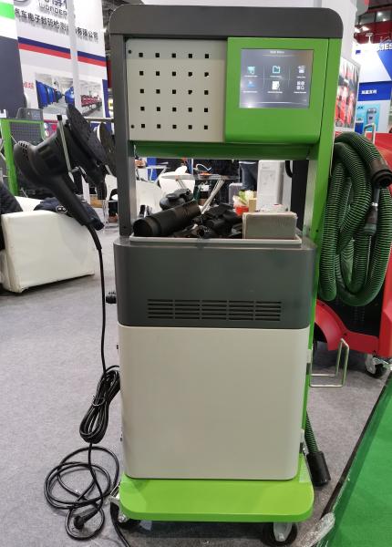 Buy cheap Pneumatic Mobile Dust Extractor Screen Control Green and Grey Color from wholesalers