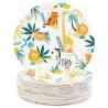 Buy cheap Christmas Themed Party Coloured Sturdy Fancy Disposable Dinner Plates from wholesalers