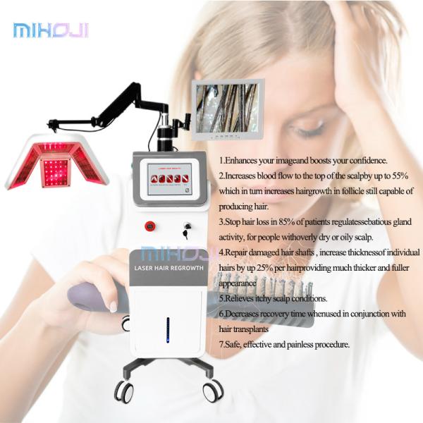 Buy cheap 5 In 1 PDT LED Light Laser Hair Growth Machine With 650nm Laser Wave from wholesalers