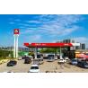 Buy cheap Petrol station Outdoor waterproof customized design gas station canopy from wholesalers