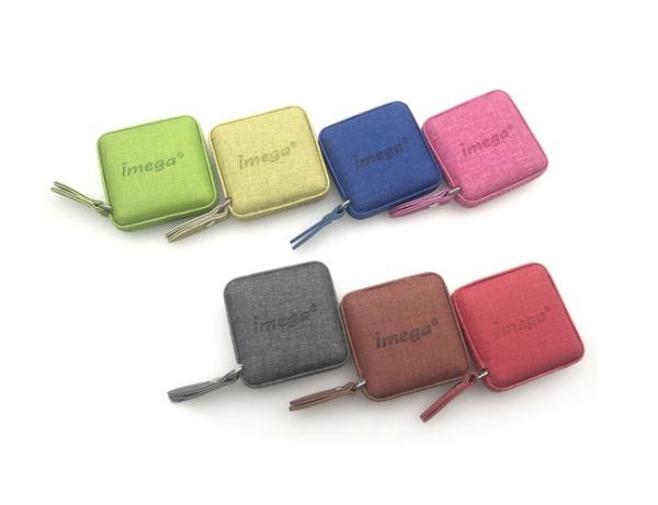ABS PU Leather Mini Retractable Tape Measure Fabric Texture Debossing Logo