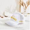Buy cheap 62cm Printed Baseball Caps With Flat Embroidery Logo from wholesalers