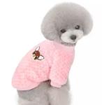 Soft Warm Pet Product Cute Funnm Dog Plain Sweaters Luxury Small Dog Clothes
