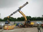 Silver 11825mm Clamshell Telescopic Arm 0.3m3 Bucket Capacity