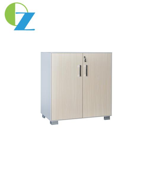 Buy cheap Slim Metal And Wood Storage Cabinet 1 Tier Swing Adjustable Foot Cupboard from wholesalers