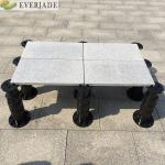 15mm Slope Corrector Thickness Plastic Pedestal Bases for 10mm Size Green