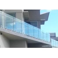 Buy cheap Frosted Decking Balustrade Glass Heat Resistant Glass Banisters For Homes product