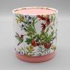 Buy cheap Flower Pattern Printed Cardboard Tube Packaging With Gold Foil Glossy Lamination from wholesalers