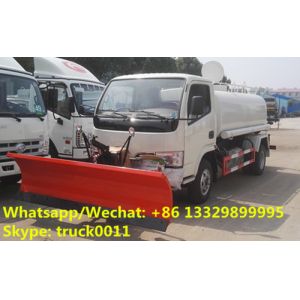 Buy cheap New Diesel dongfeng 5000Liters 5CBM 5tons 5MT Water tank for sale, customized dongfeng 5m3 water tank with snow removal from wholesalers