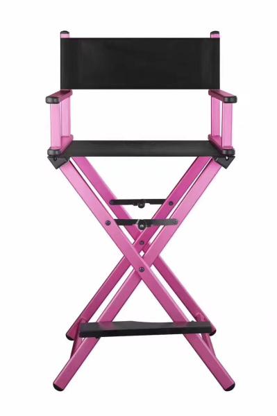Buy cheap Aluminum Professional Makeup Chair For Salon Light Weight Pink Color from wholesalers