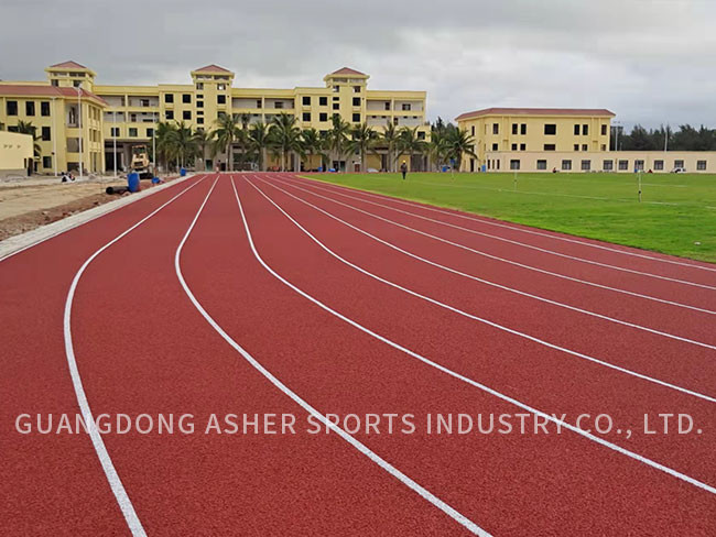 Anti UV Tartan Running Track Highly Weatherproof EPDM Material