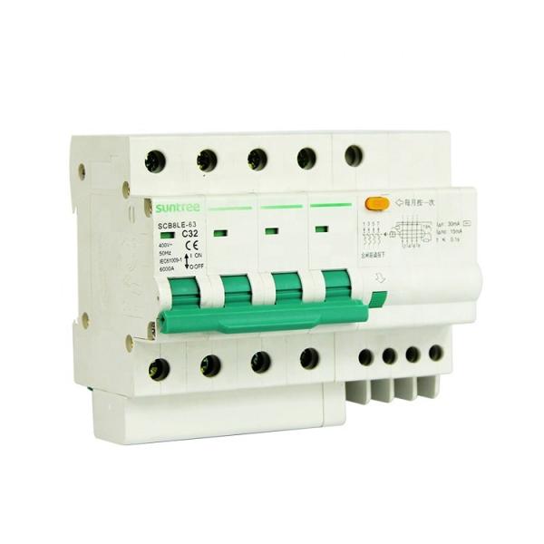 Buy cheap SCB8LE Suntree 3Phase RCBO Circuit Breaker from wholesalers
