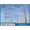 Buy cheap Hot Dip Galvanized Steel Power Pole , Electrical Transmission Poles 450 Dan Design Load from wholesalers