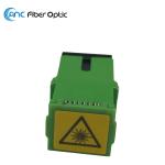 SM Flangeless Fiber Optic Adapters Simplex Auto Shutter SC APC Adapter