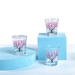 Restaurant Lead Free Cold Color Changing Sakura Cup 100ml