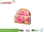 Food Grade Bamboo Childrens Dinner Set BPA Free 5 Pieces Free Heavy Metals