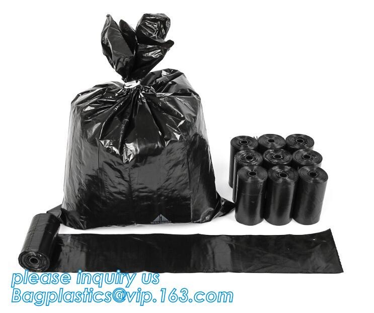 security factory sales biodegradable pet waste dog poop bag, Heavy Duty Custom Biodegradable PE Dog Poop Pet Waste Bags