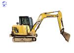 PC56 Used Komatsu Excavator Yellow Heavy Construction Equipment