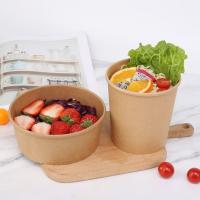 Buy cheap Packing Eco-Friendly Wholesale Lunch Takeout Disposable Paper Soup Salad Bowl product