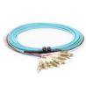 Buy cheap LSZH Jacket LC Ribbon Fanout Fiber Optic Pigtails For Data Center from wholesalers