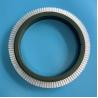Buy cheap 122 Inner Dia Stenter Machine Parts Brush Wheel Green Plastic Body White Nylon Hair Good Quality from wholesalers