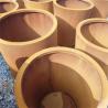 Buy cheap Decorative Metal Circular Flower Planters Corten Steel Cylinder Garden Pots from wholesalers
