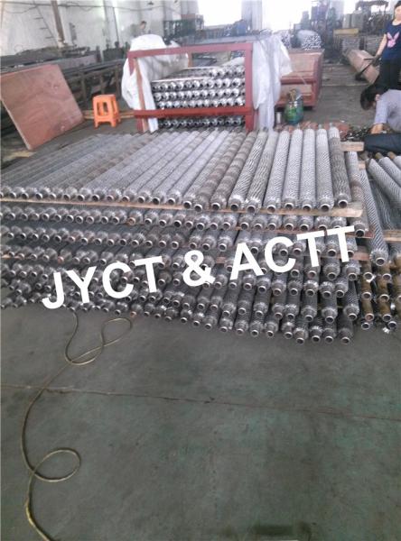 Buy cheap High Frequency Welded Serrated Sprial Fin Tubes For Heat Recovery Steam Generator from wholesalers