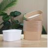 Buy cheap 20oz Hot Selling Biodegradable Square Rectangle Box Kraft Paper Fast Food Salad Square Bowl from wholesalers