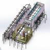 Buy cheap PLC Electrostatic Powder Coating Plant Equipment Gas Diesel Heating from wholesalers