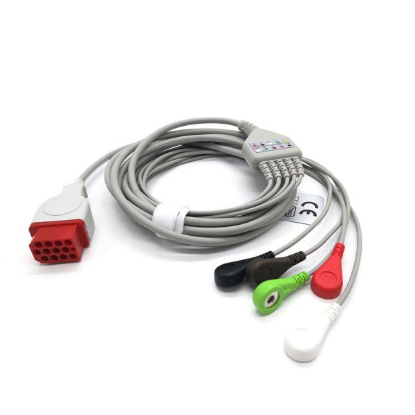 Buy cheap 12 Pin 5leads ECG Patient Cable Compatable With Bionet BM5 BM7 from wholesalers