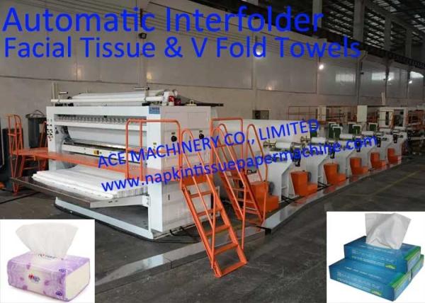 High Speed Fully Automatic Facial Tissue Paper Production Line With Auto