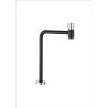 Buy cheap SUS304 Basin Tap Mixer Bibcock High Long Spout Single Deck Mounted Matt Black from wholesalers
