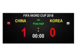 Uitra Thin Full Color LED Display Digital Signage Scoring Board For Sport Events