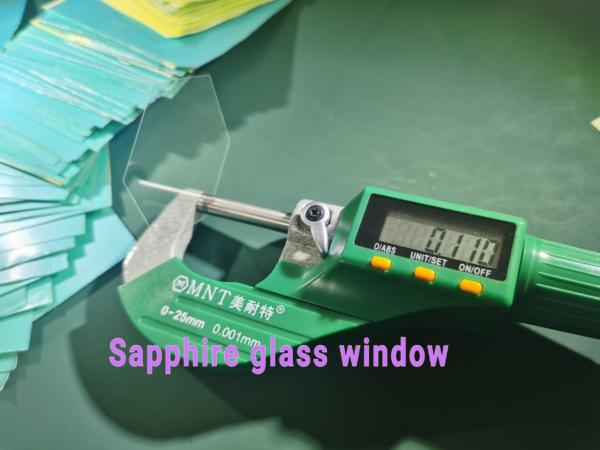 Buy cheap Polygon 100um Thickness Sapphire Optical Window Wafer Chemical Resistance from wholesalers