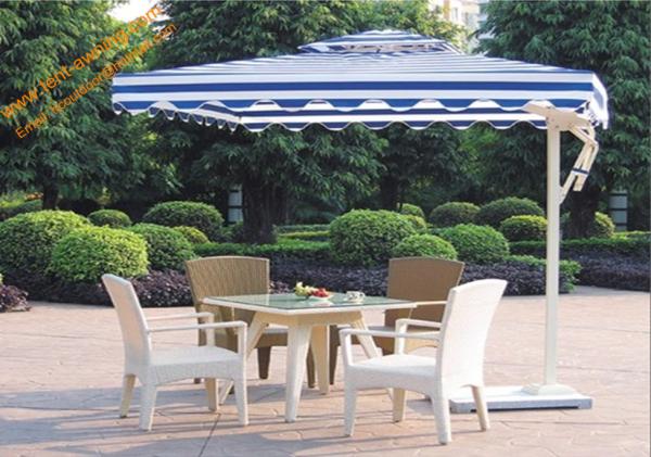 Buy cheap Square UV Protection Waterproof Aluminum Side Stand Patio Umbrella from wholesalers