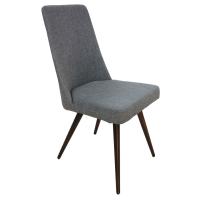 Buy cheap Polyester Fabric Upholstered Woodgrain Dining Chair Livingroom Chair Leisure product