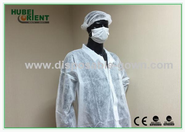 Buy cheap Non-Woven Adult Version/MP Material Disposable Lab Coats Protective Lab Coat from wholesalers