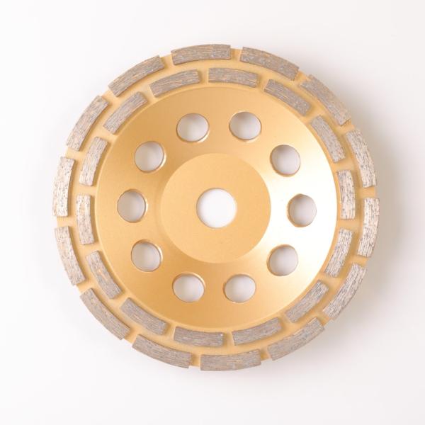 Buy cheap Double Row Diamond Grinding Cup Wheel , 5 Inch 4 Inch Diamond Grinding Wheel from wholesalers