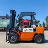 Buy cheap 3T Gasoline Forklift Truck Warehouse Container Mast 4.8m Counterbalance Trucks from wholesalers
