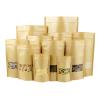 Buy cheap Open Window Kraft Paper Bag Dried Fruit Food Zipper Packaging Bag from wholesalers