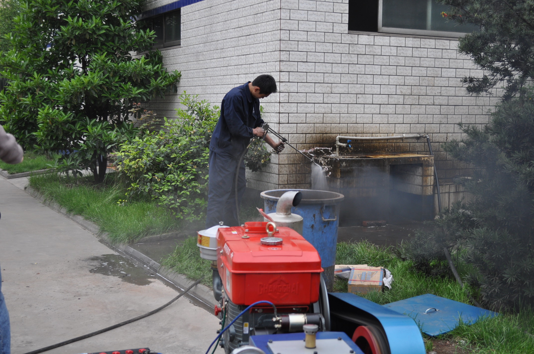 750bar High Pressure Hydro Blaster Hydro Blasting Machine With Diesel Engine Drive