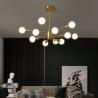 Buy cheap Nordic Led Glass Ball Copper Chandelier Luxury Golden Ceiling chandelier bubbles(WH-MI-288) from wholesalers