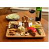 Buy cheap Rectangle Shaped Bamboo Kitchen Supplies , Bamboo Cheese Tray Platter With Knife Set from wholesalers