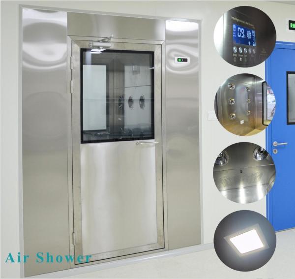 Customized Size Air Shower Room Stainless Steel Manual Single Person Air Shower
