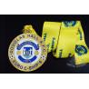 Buy cheap Football Basketball Or Volleyball Sports Events Marathon Metal Award Medals Zinc Alloy Metarial from wholesalers