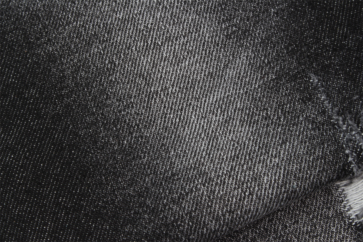 11.5 Oz 100% Cotton Denim Fabric Sulfur Black Textile For Man Woman Jeans Material No Elastic Textiles Fabric