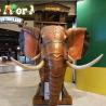 Buy cheap Mall Decoration Custom Made Animatronics Fiberglass Elephant Statue 4.5 meters from wholesalers