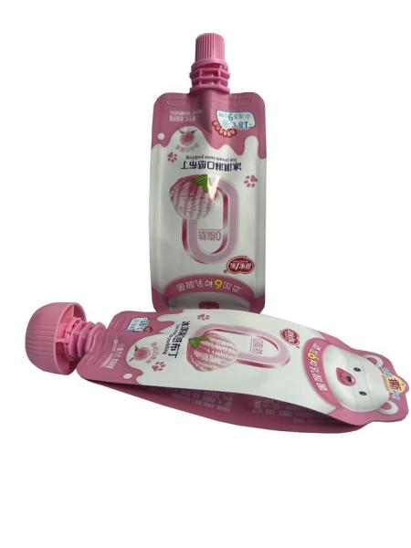 Buy cheap Matte Plastic Spout Gravure Printing Side Gusset Waterproof Snack Pouch from wholesalers