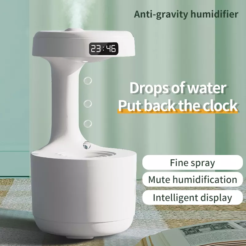 HOMEFISH 100-150ml/H Anti Gravity Air Humidifier Water Droplet Backflow Aromatherapy Machine